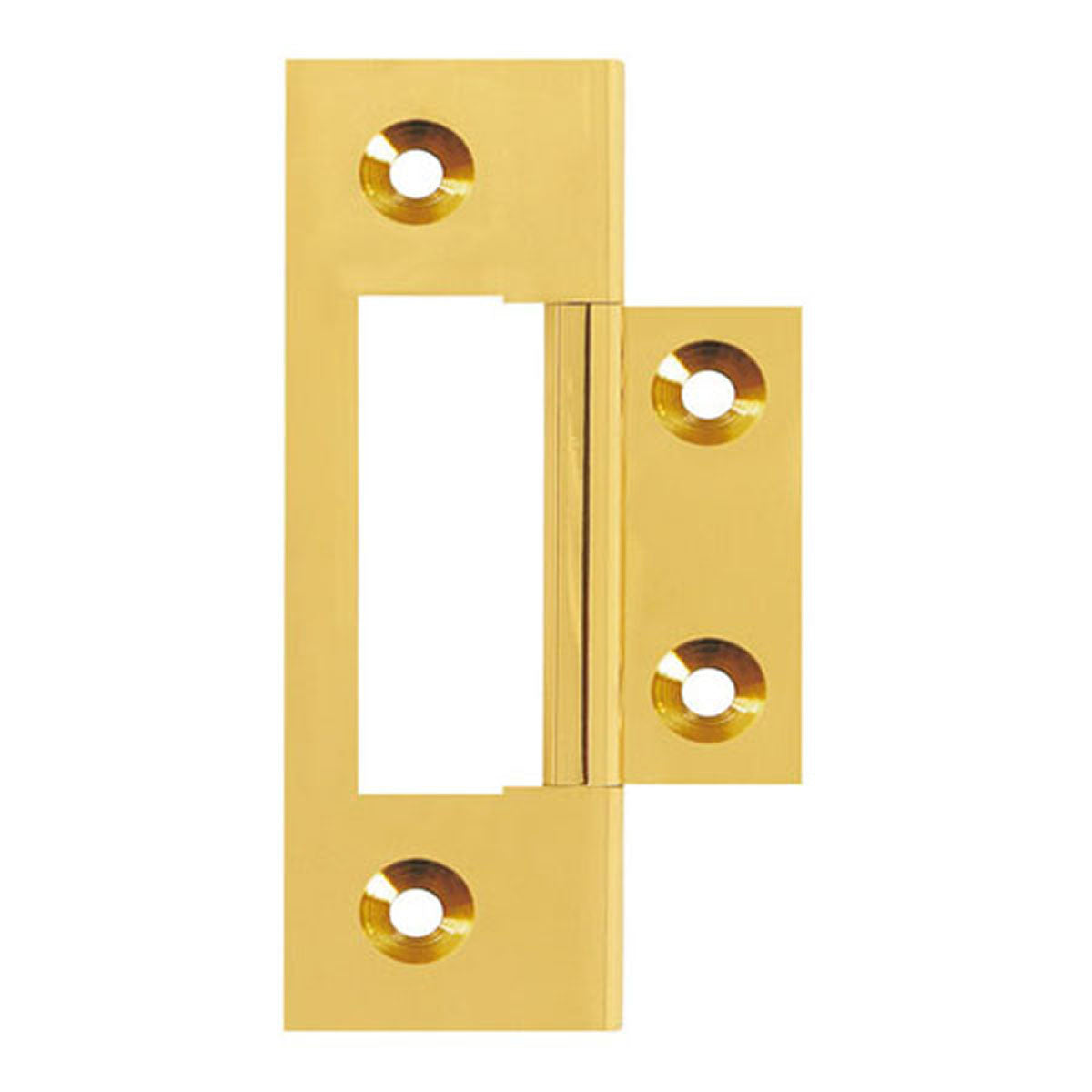 UNWASH FLUSH HINGE 64x22 BRS/PLB