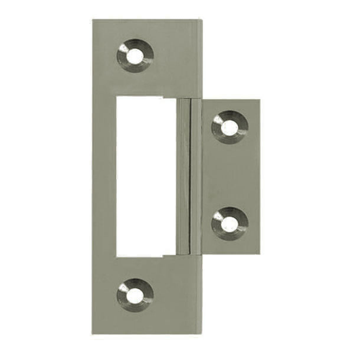 UNWASH FLUSH HINGE 64x22 BRS/SCP