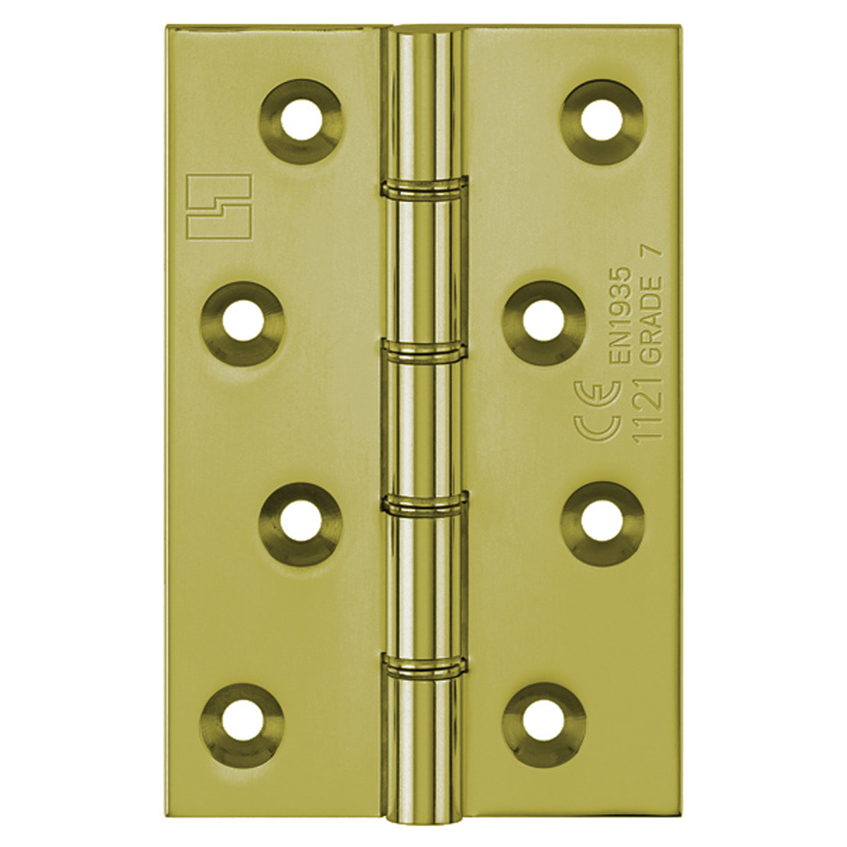 DPBW CE BUTT HINGE 100x65 BRS/SLF