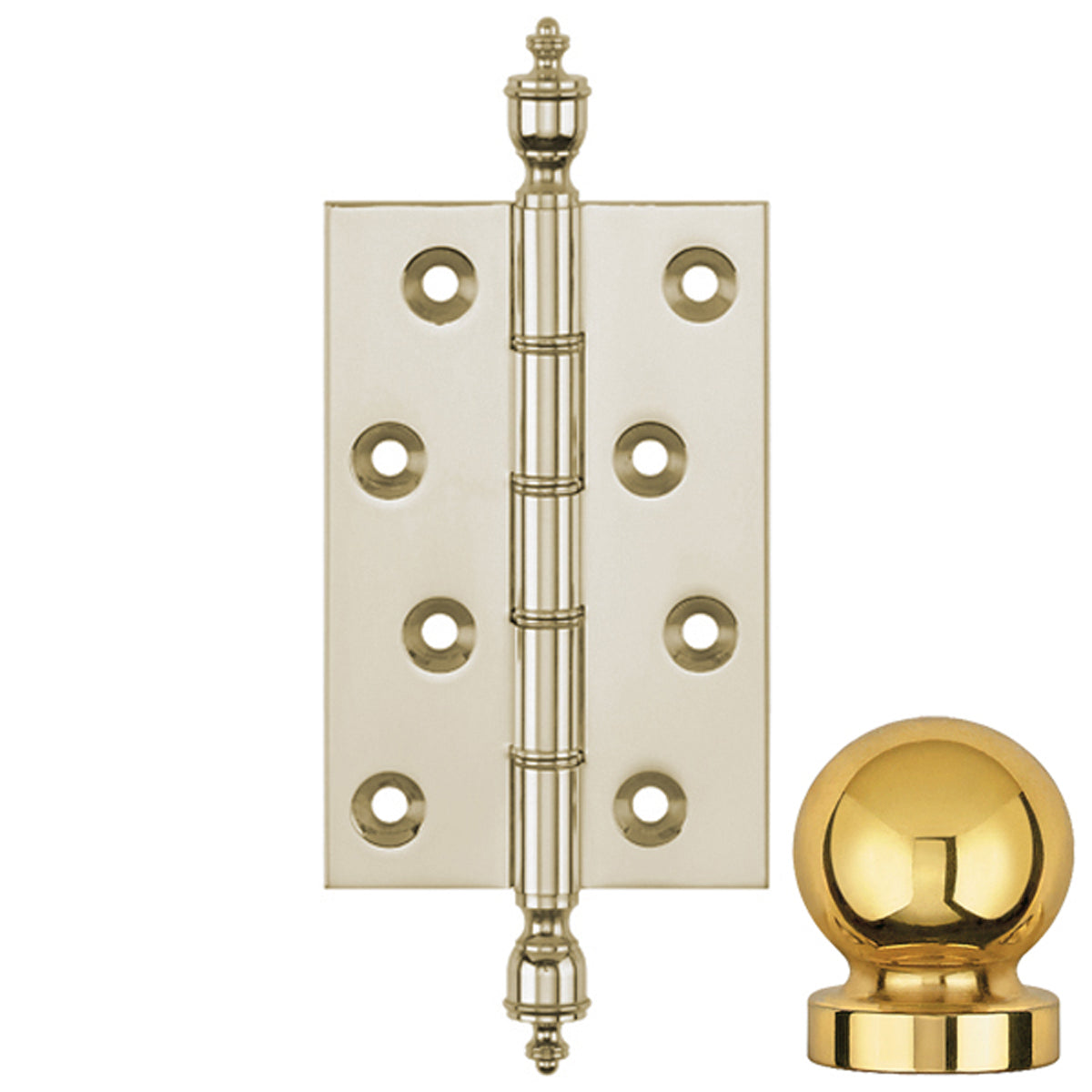 DPBW BUTT HINGE 100x65 BALL/BNP
