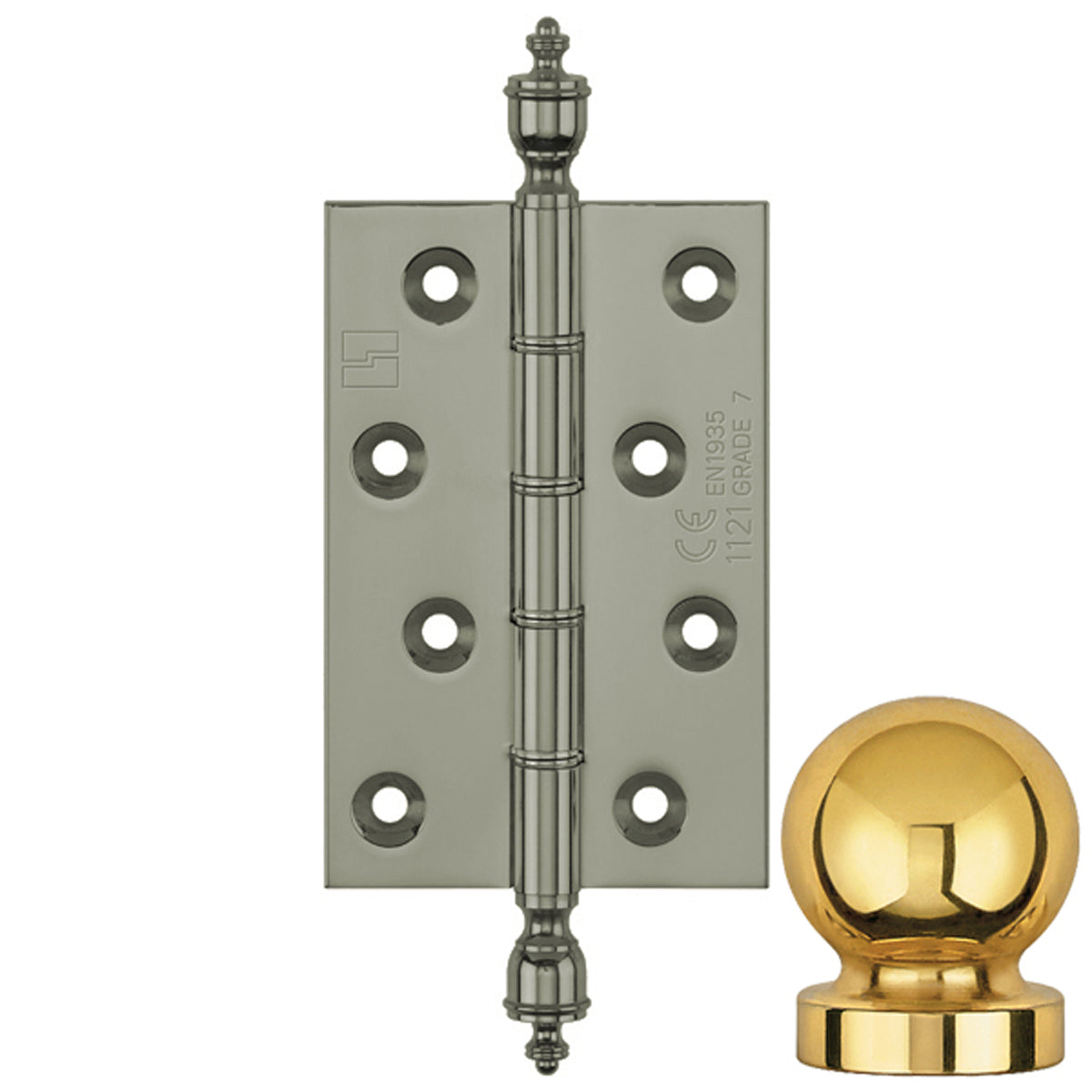 DPBW CE BUTT HINGE 100x65 BALL/SCP