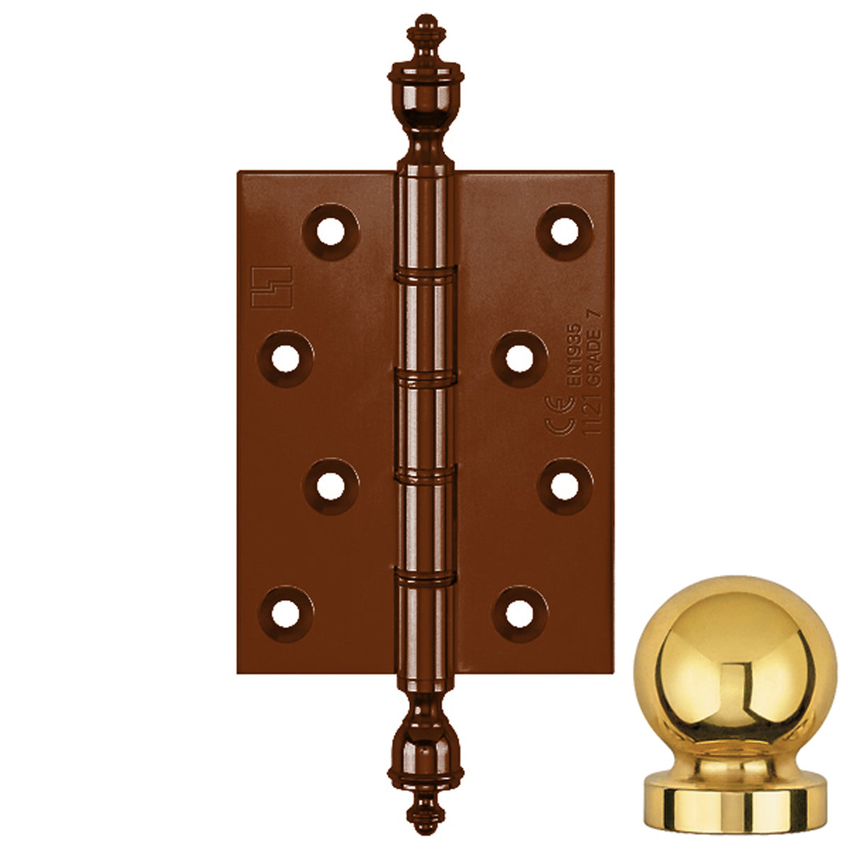 DPBW CE BUTT HINGE 100x75 BALL/BMA