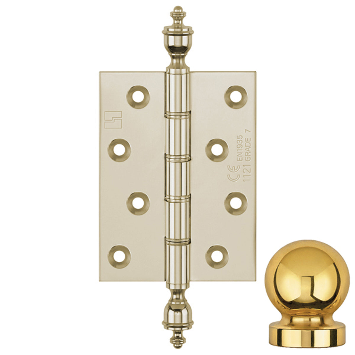 DPBW CE BUTT HINGE 100x75 BALL/BNP