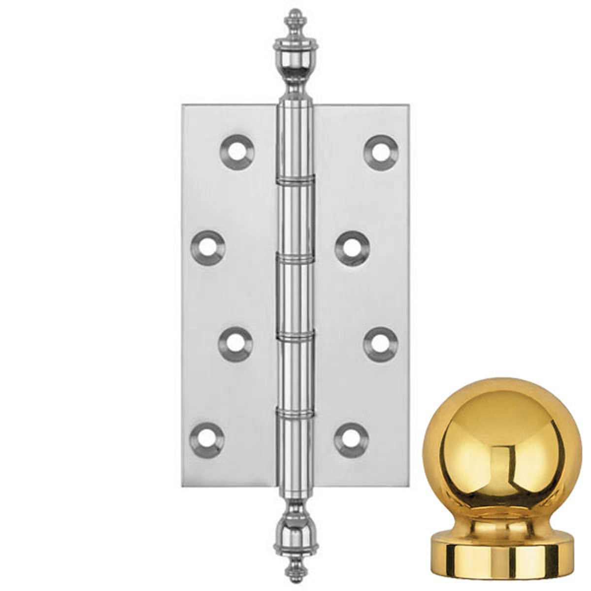 DPBW BUTT HINGE 127x75 BALL/BCP