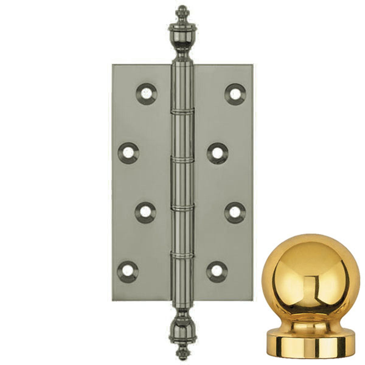 DPBW BUTT HINGE 127x75 BALL/SCP