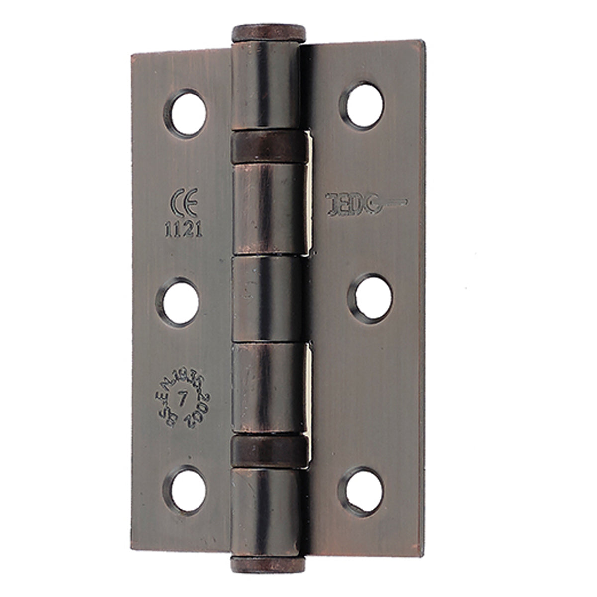 JEDO BALL BEARING HINGE G7 76x50x2.2 ST/BRZ J8502BR