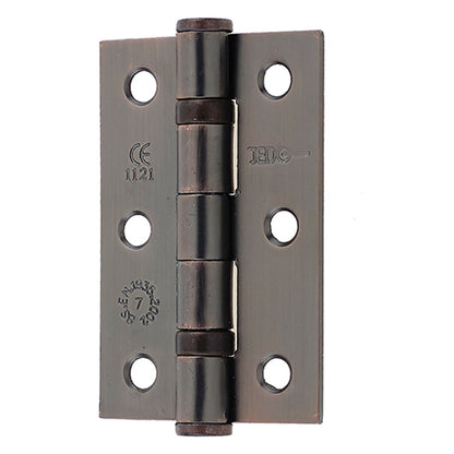 JEDO BALL BEARING HINGE G7 76x50x2.2 ST/BRZ J8502BR