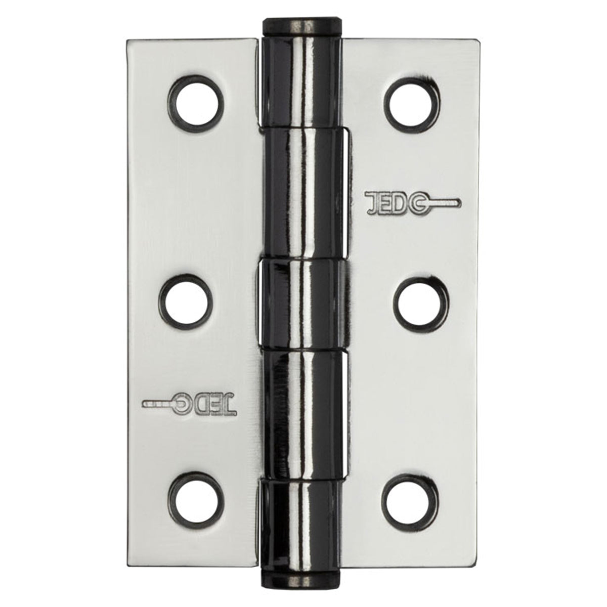 JEDO HEAVY DUTY BUTTON TIP HINGE 76x50x2 ST/PCP J452BT-PC