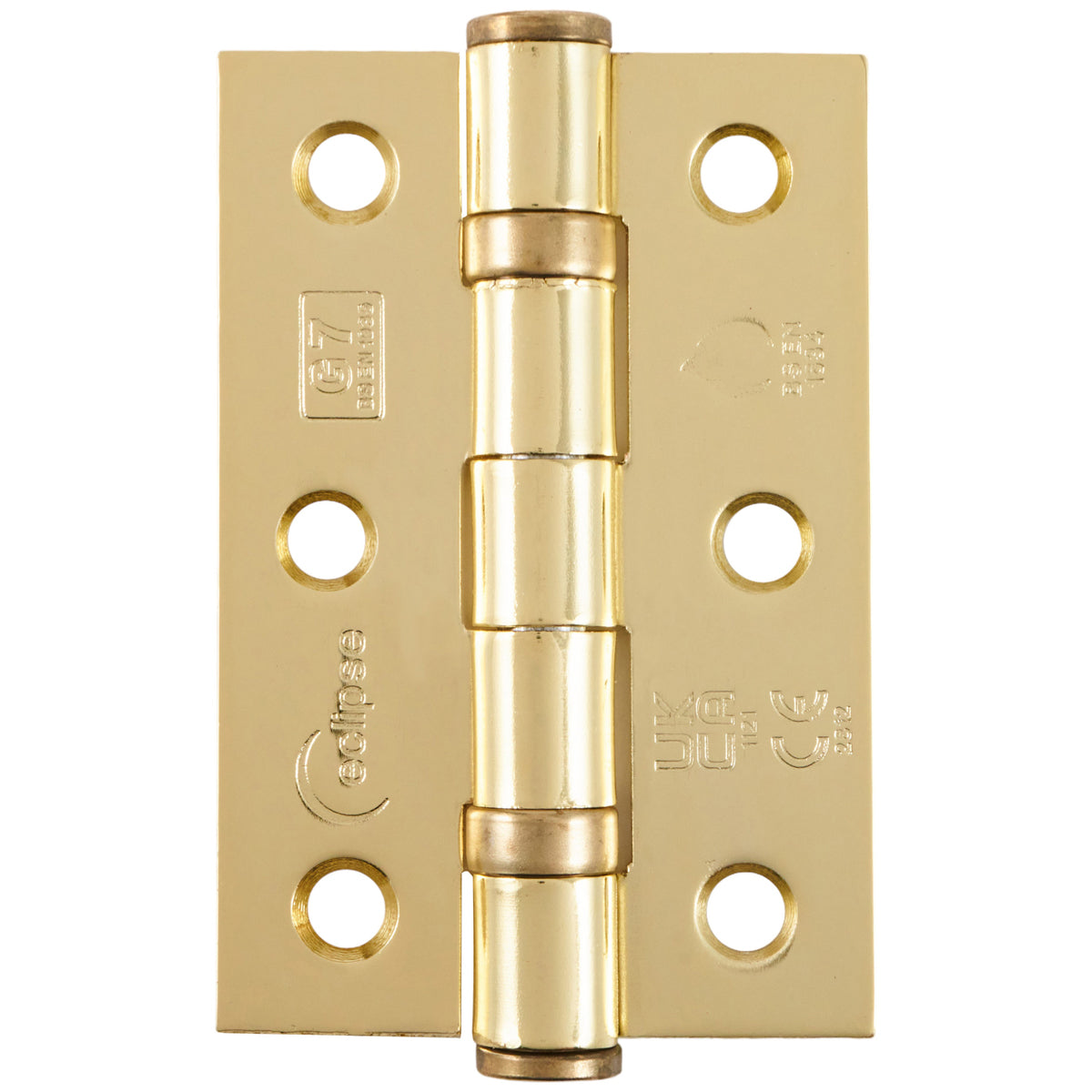 ECLIPSE MILD STEEL BALL BEARING HINGE G7 76x51x2 PBR PR