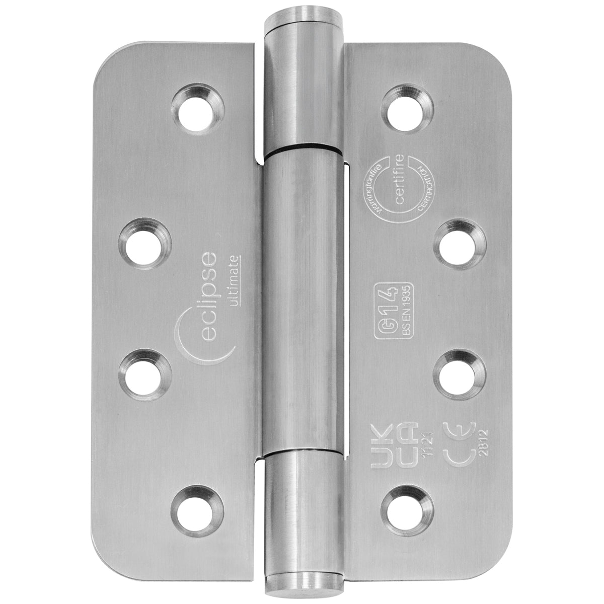 ECLIPSE CONCEALED BEARING HINGE RADIUS G14 102x76x3 PSS PR