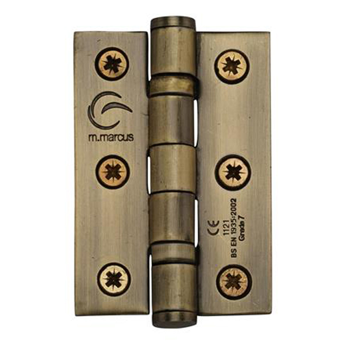 SS LINE HINGE 2BB 76x51 ABR by M MARCUS LTD