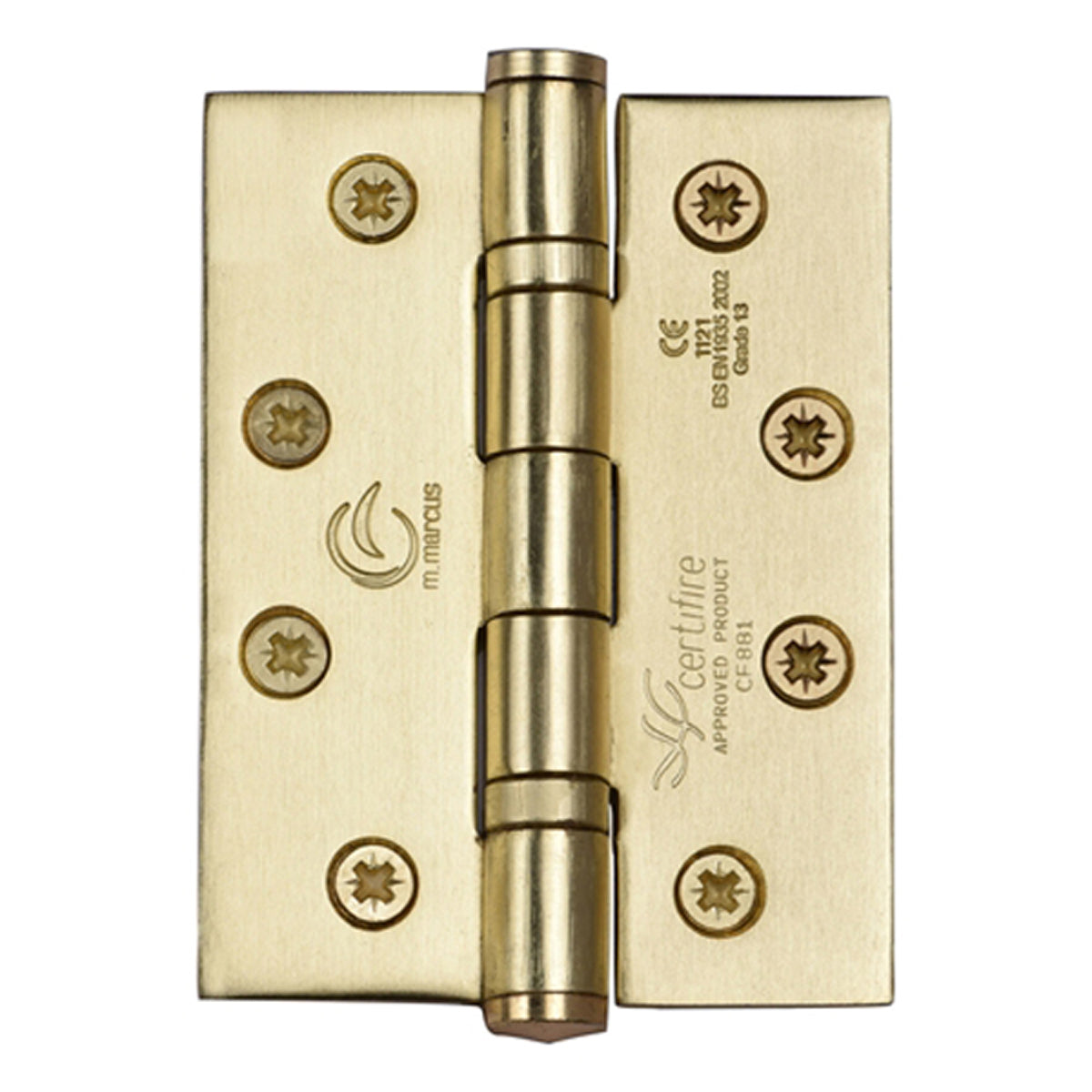 SS LINE HINGE 102x76 SBR by M MARCUS LTD