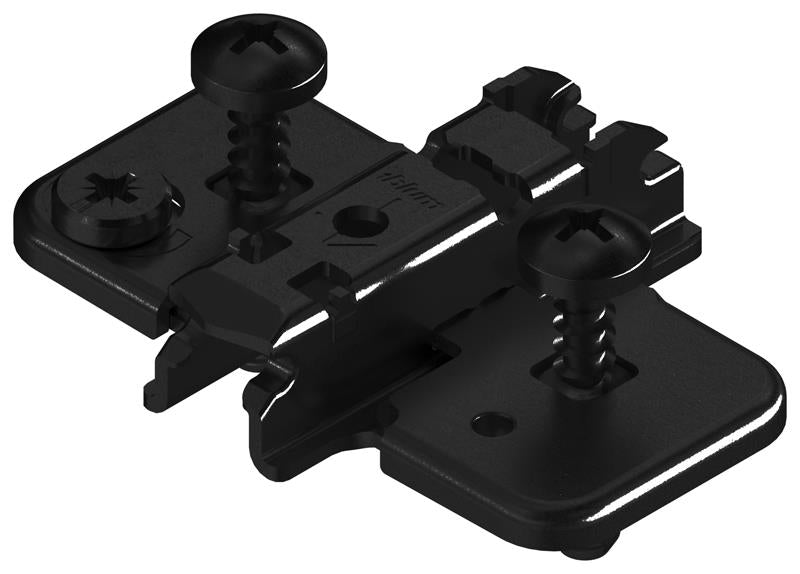 BLUM CLIP MOUNTING PLATE CRUCIFORM 03 EXPANDO HA CAM ST/ONYX by JULIUS BLUM UK LTD