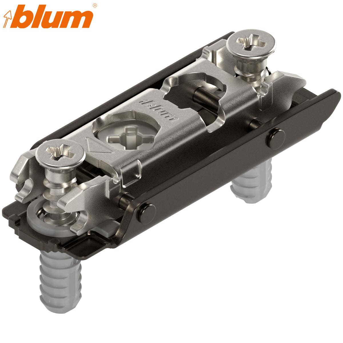 BLUM CLIP MOUNTING PLATE HORIZONTAL 00 EXPANDO HA CAM ST/ONYX by JULIUS BLUM UK LTD
