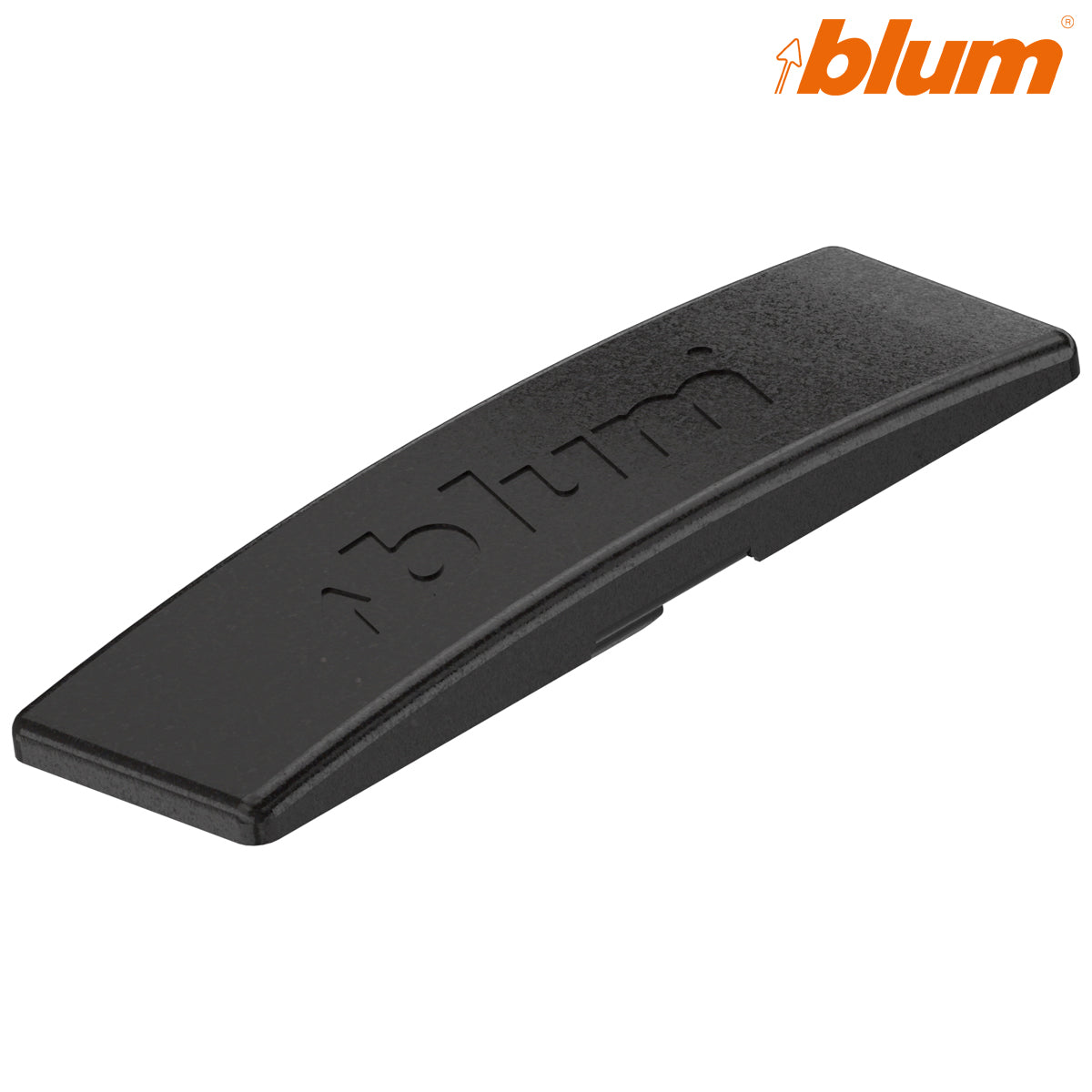 BLUM HINGE ARM COVER CAP STAMPED [BLUM] ONYX by JULIUS BLUM UK LTD