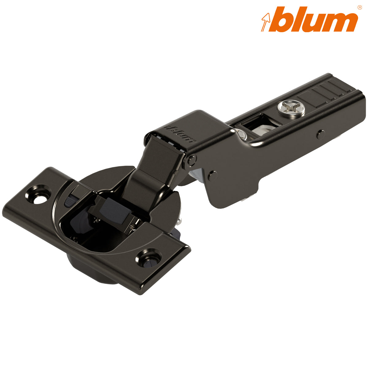 BLUM CLIP BLUMOTION HINGE 110deg DUAL SCREW-ON ONYX by JULIUS BLUM UK LTD