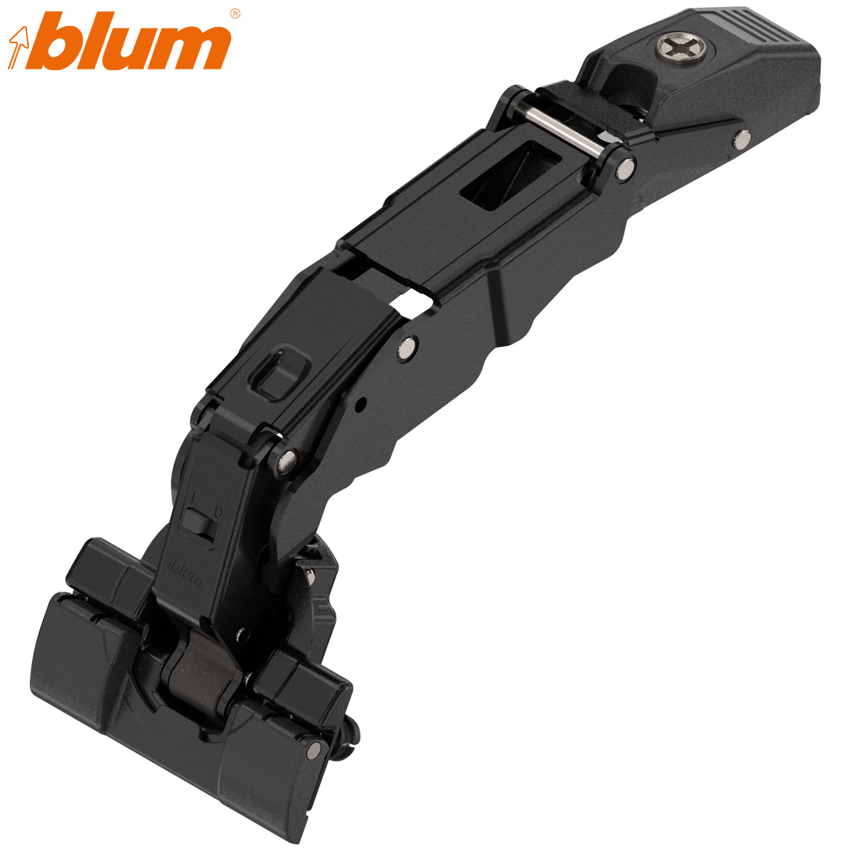 BLUM CLIP BLUMOTION WIDE HINGE 155deg OVERLAY INSERTA ONYX