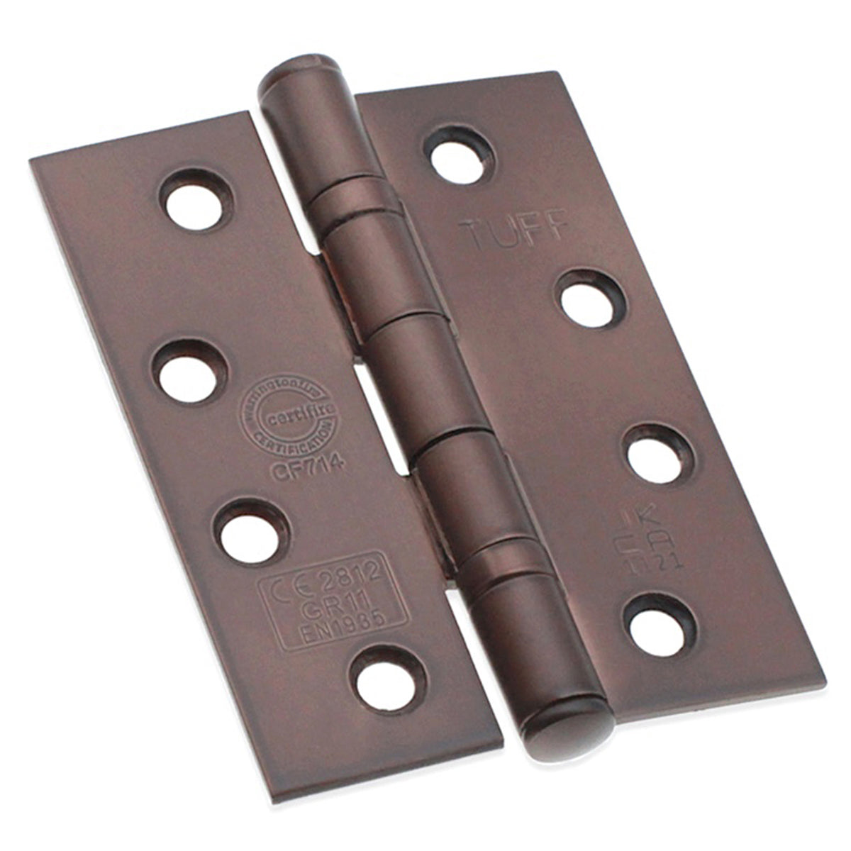 MILD STEEL BB BUTT HINGE CE11 100x3x76 AGBZ by Spira Brass