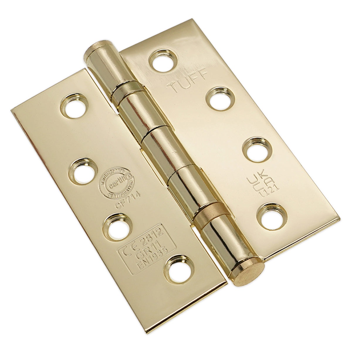MILD STEEL BB BUTT HINGE CE11 100x3x76 EBR by Spira Brass