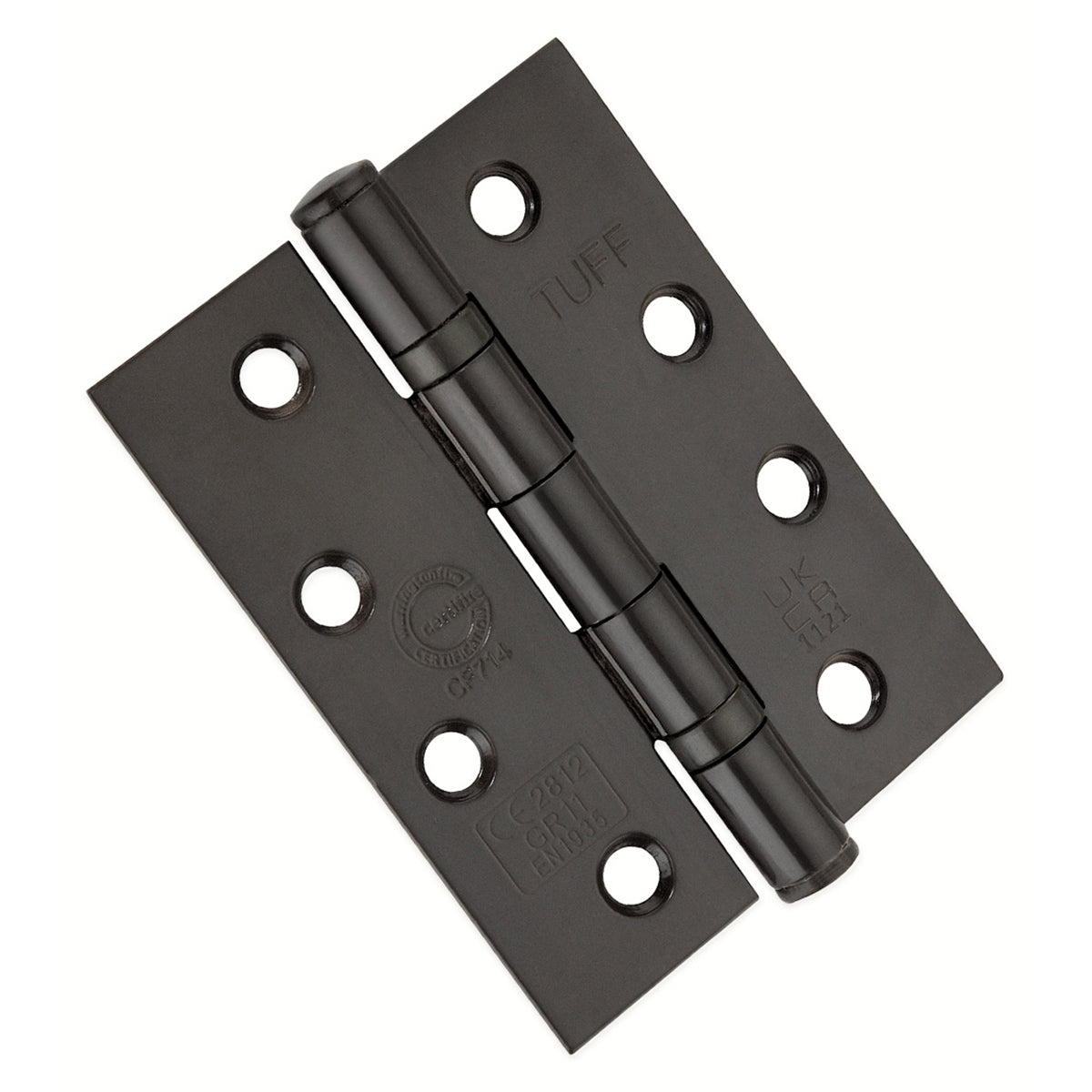 MILD STEEL BB BUTT HINGE CE11 100x3x76 GUN by Spira Brass