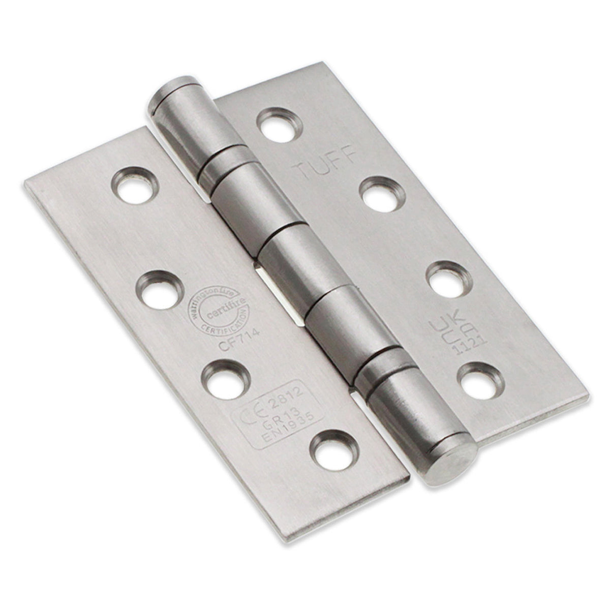 STAINLESS STEEL BB HINGE CE13 100x3x76 SATIN by Spira Brass