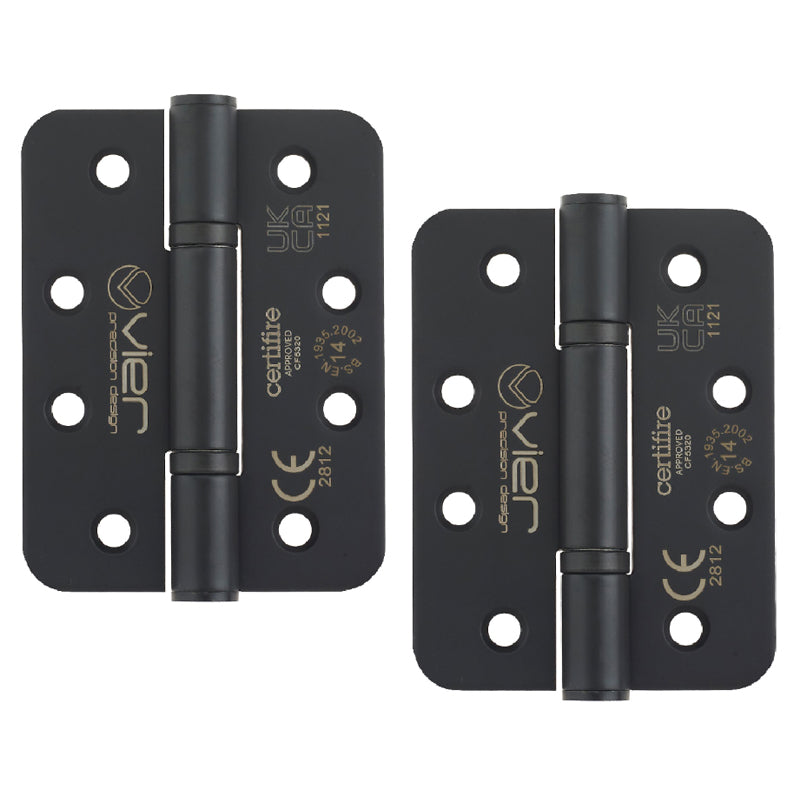 VHP243R-PCB LM HINGE RND 102x76 BLK