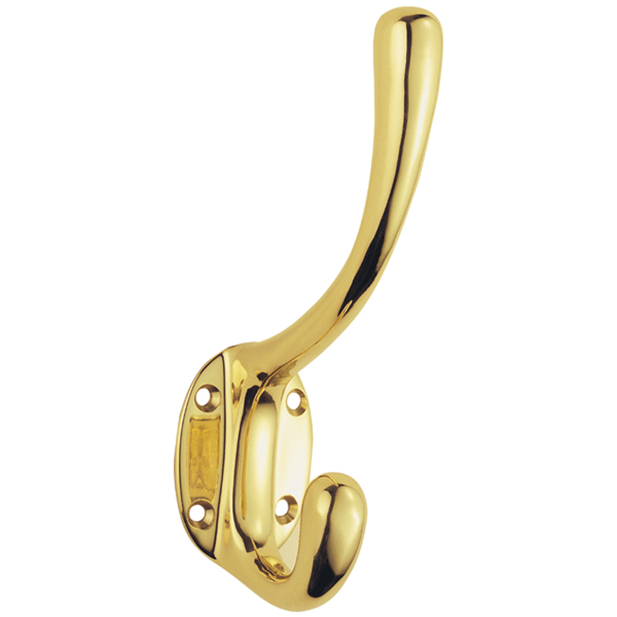 HAT+COAT HOOK HAQ 145x36x76 PBR AQ25 by CARLISLE BRASS