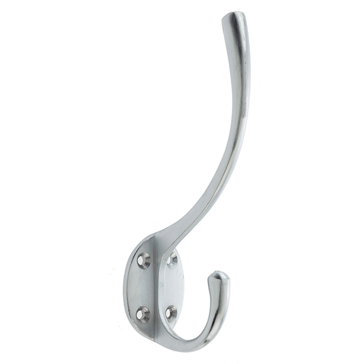JEDO HAT+COAT HOOK SOLID 144x32x55 BRS/SCP