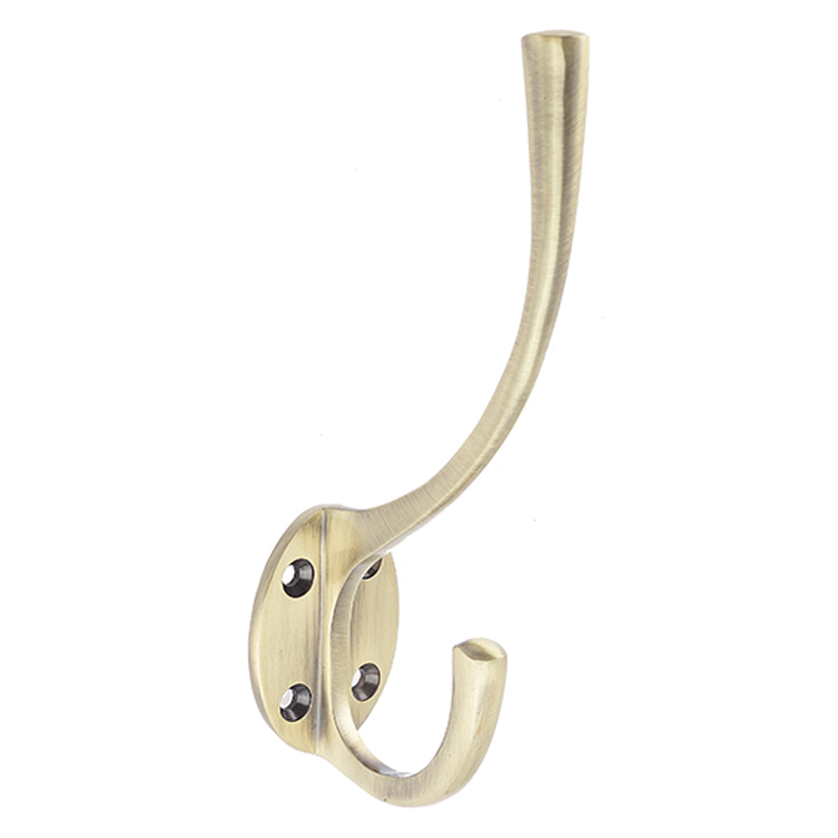 JEDO HAT+COAT HOOK SOLID 144x32x55 BRS/ABR