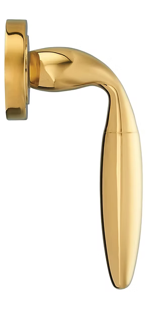 BULBUS LEVER HANDLE+ROSE 125x51 PVD