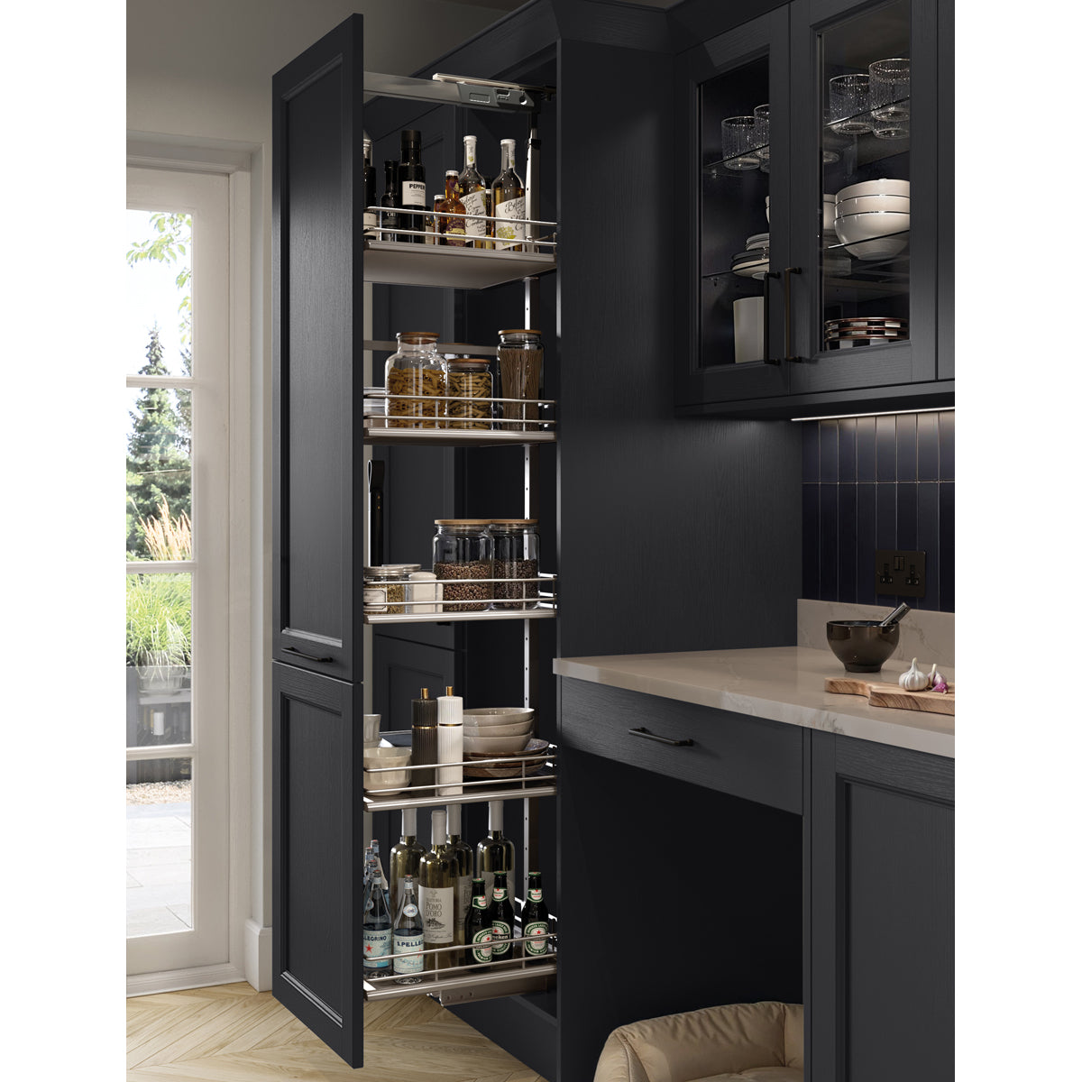 VS TAL LARDER PULL-OUT 1970-2150x300 PREMEA PLAT/WHI