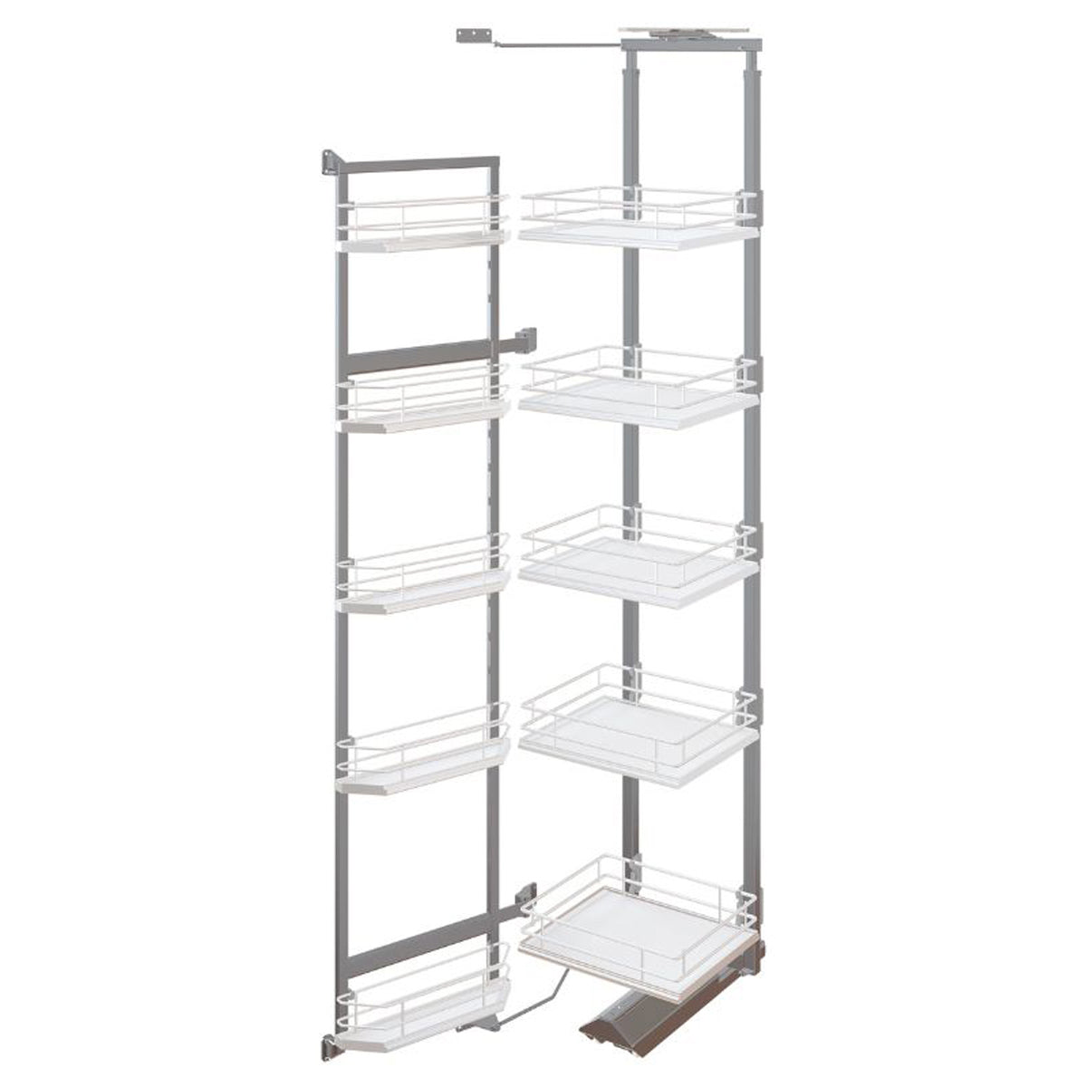 VS TAL GATE PRO SWING PULL-OUT 1970-2150x500 PREMEA PLAT/WHI by UFORM