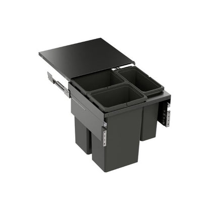 VS ENVI SPACE XX PRO S WASTE BIN 2x32L 1x21L 476x600 LVGY