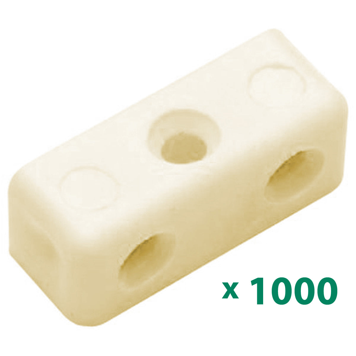 MODESTY BLOCK 3HOLE (02) IVORY x1000 – KD1701C