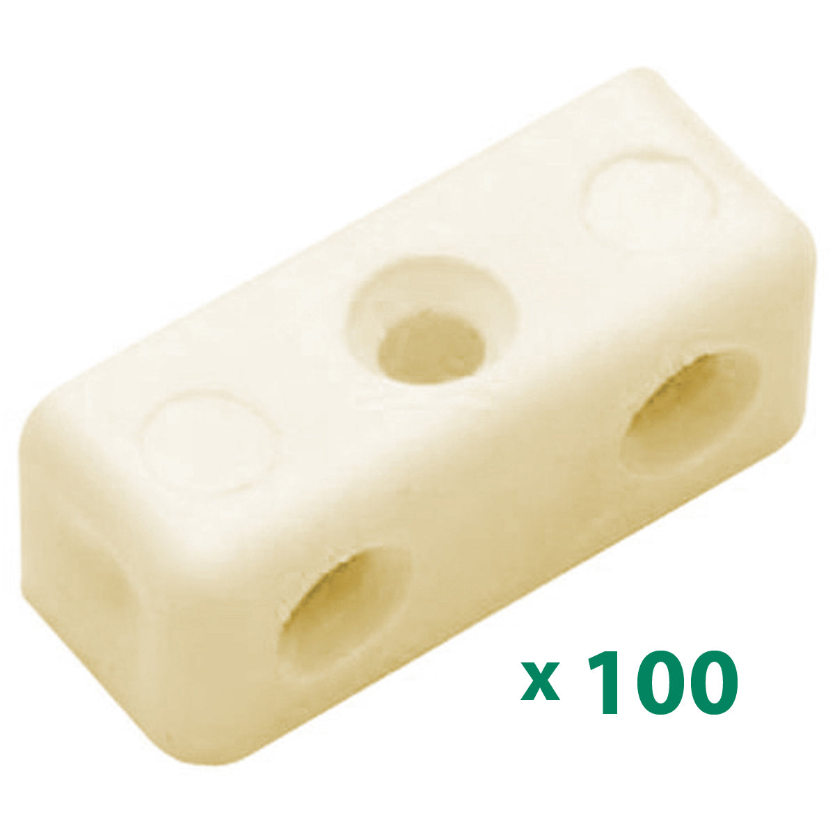MODESTY BLOCK 3HOLE (02) IVORY x0100