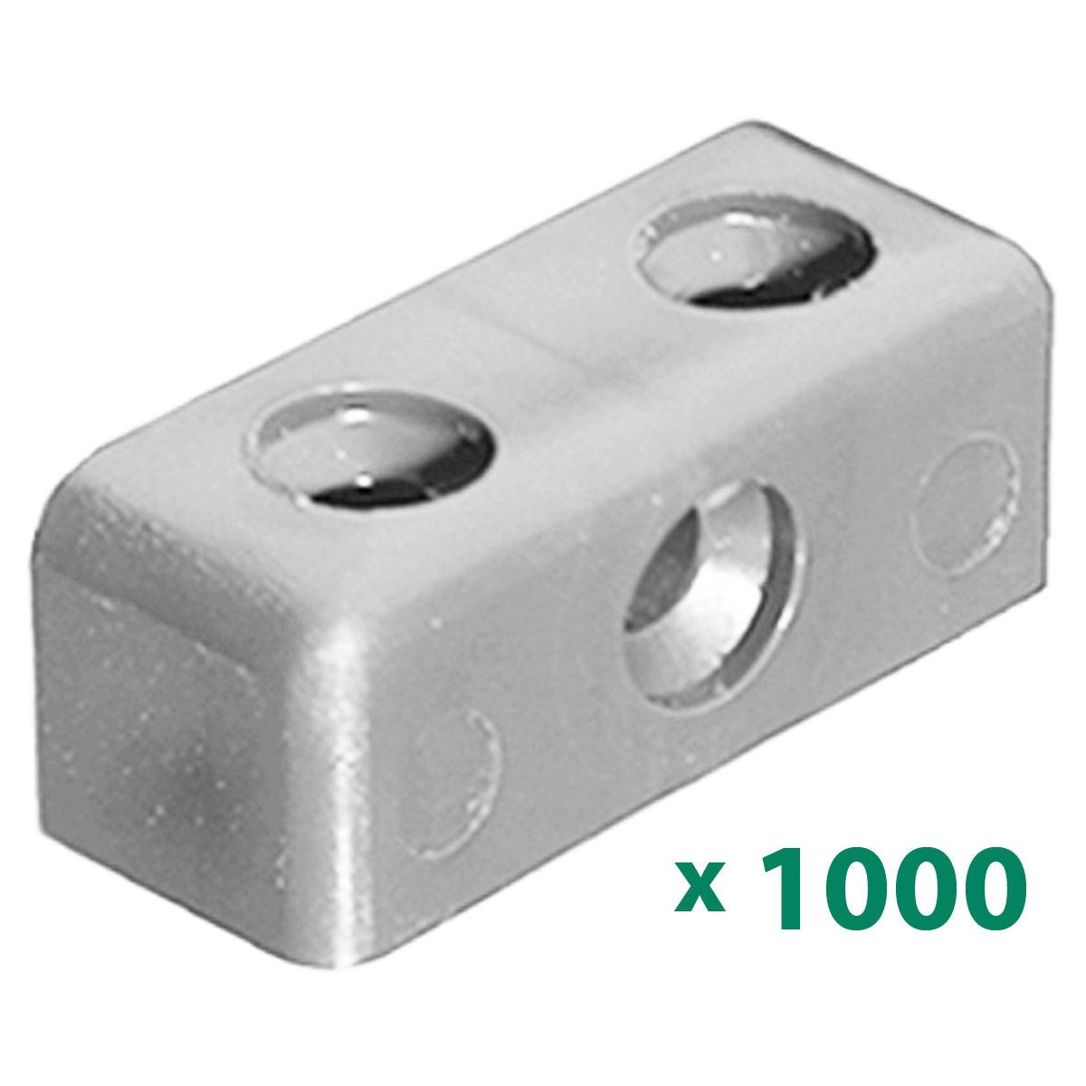 MODESTY BLOCK 3HOLE (03) LIGHT GREY x1000