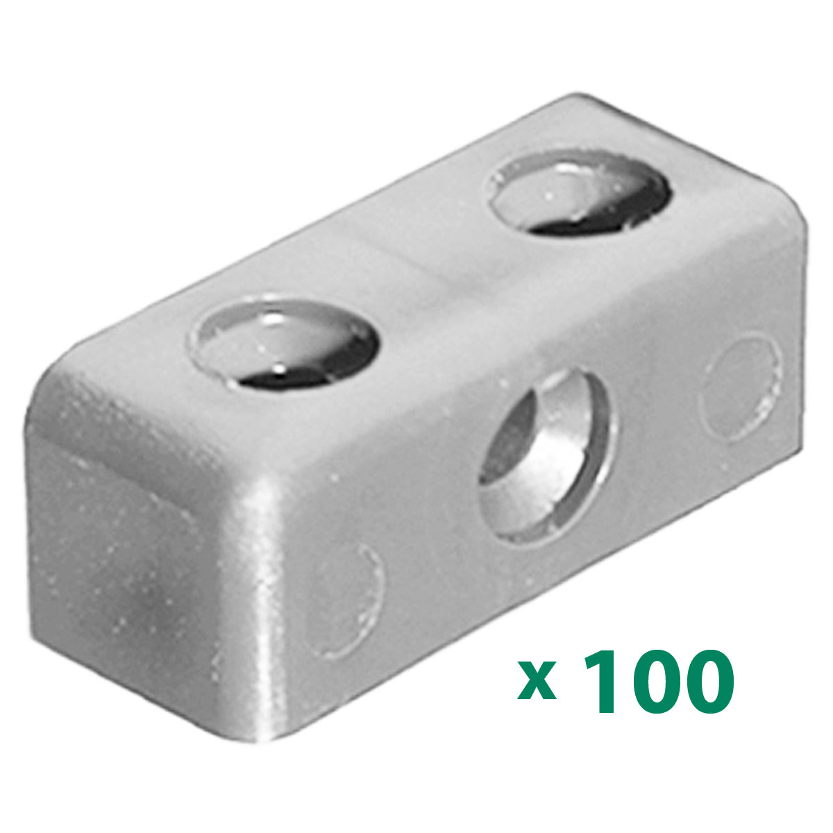 MODESTY BLOCK 3HOLE (03) LIGHT GREY x0100