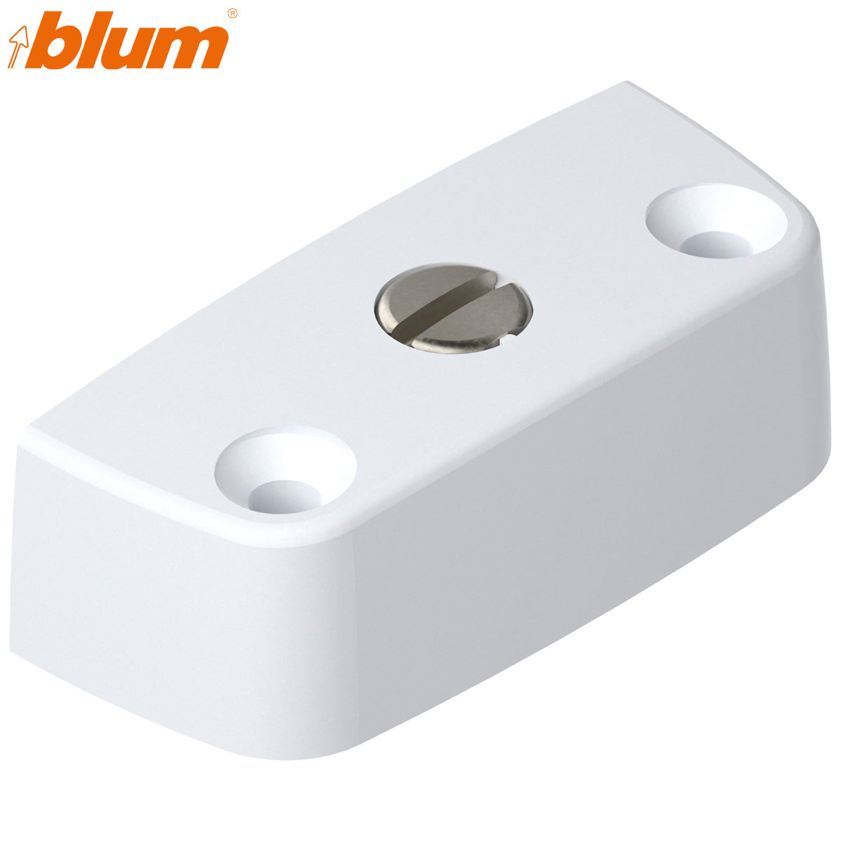 BLUM KNOCKDOWN CONNECTOR HOUSING SCREW-ON NYL/WHI by JULIUS BLUM UK LTD