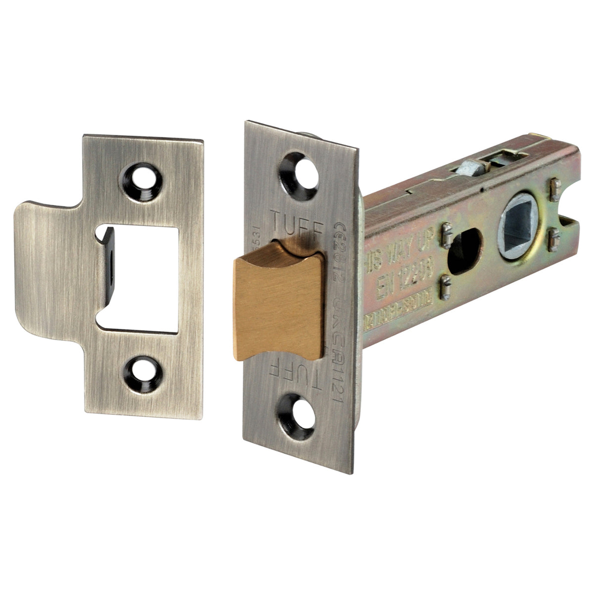 HEAVY DUTY TUBULAR LATCH CE 60x076 ABR by Spira Brass