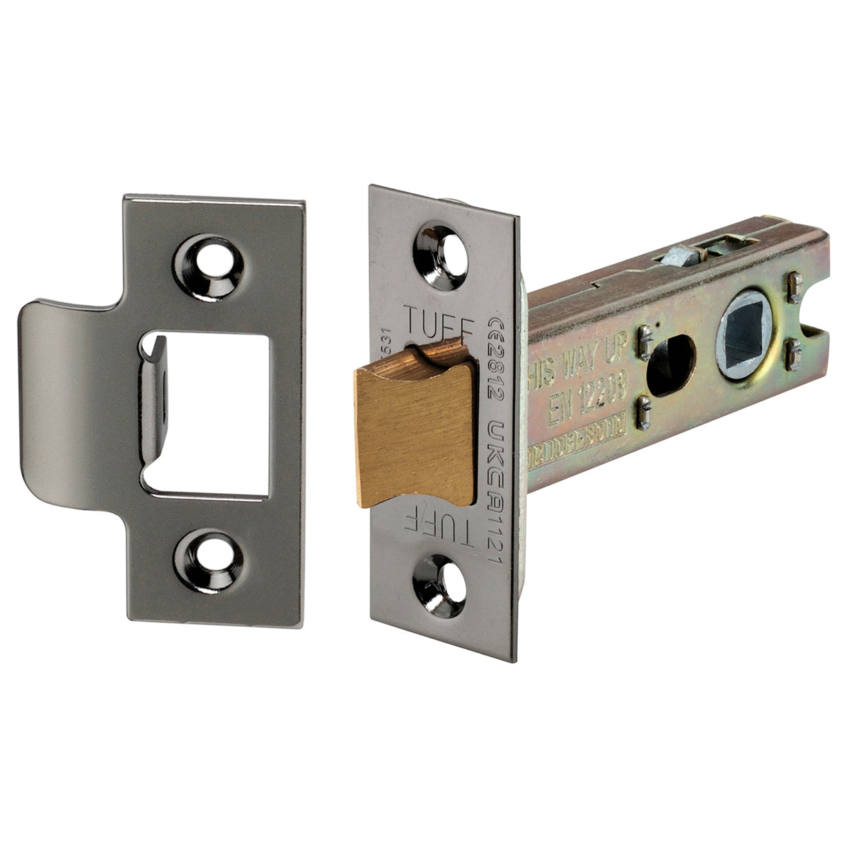HEAVY DUTY TUBULAR LATCH CE 60x076 BKN by Spira Brass