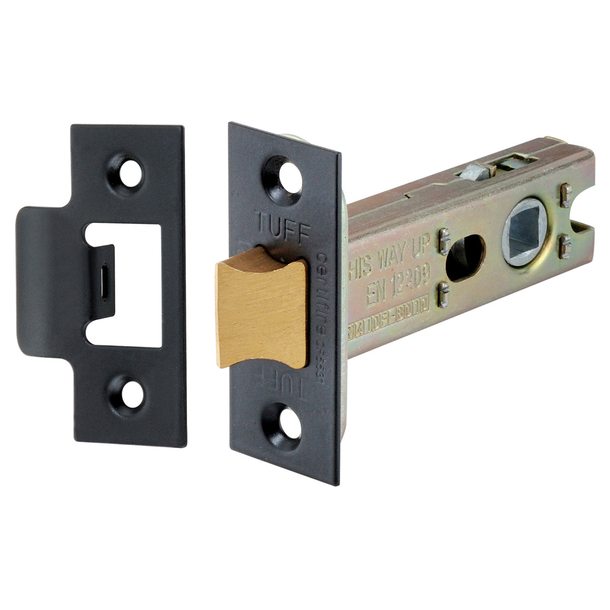 HEAVY DUTY TUBULAR LATCH CE 60x102 MBK by Spira Brass