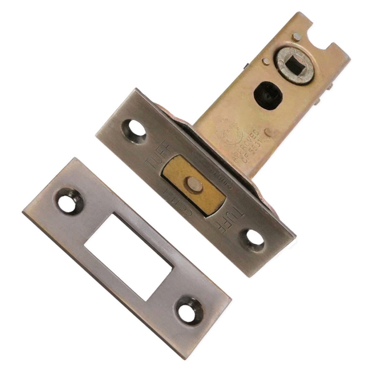 TUBULAR DEAD BOLT 56x076 AGBR by Spira Brass