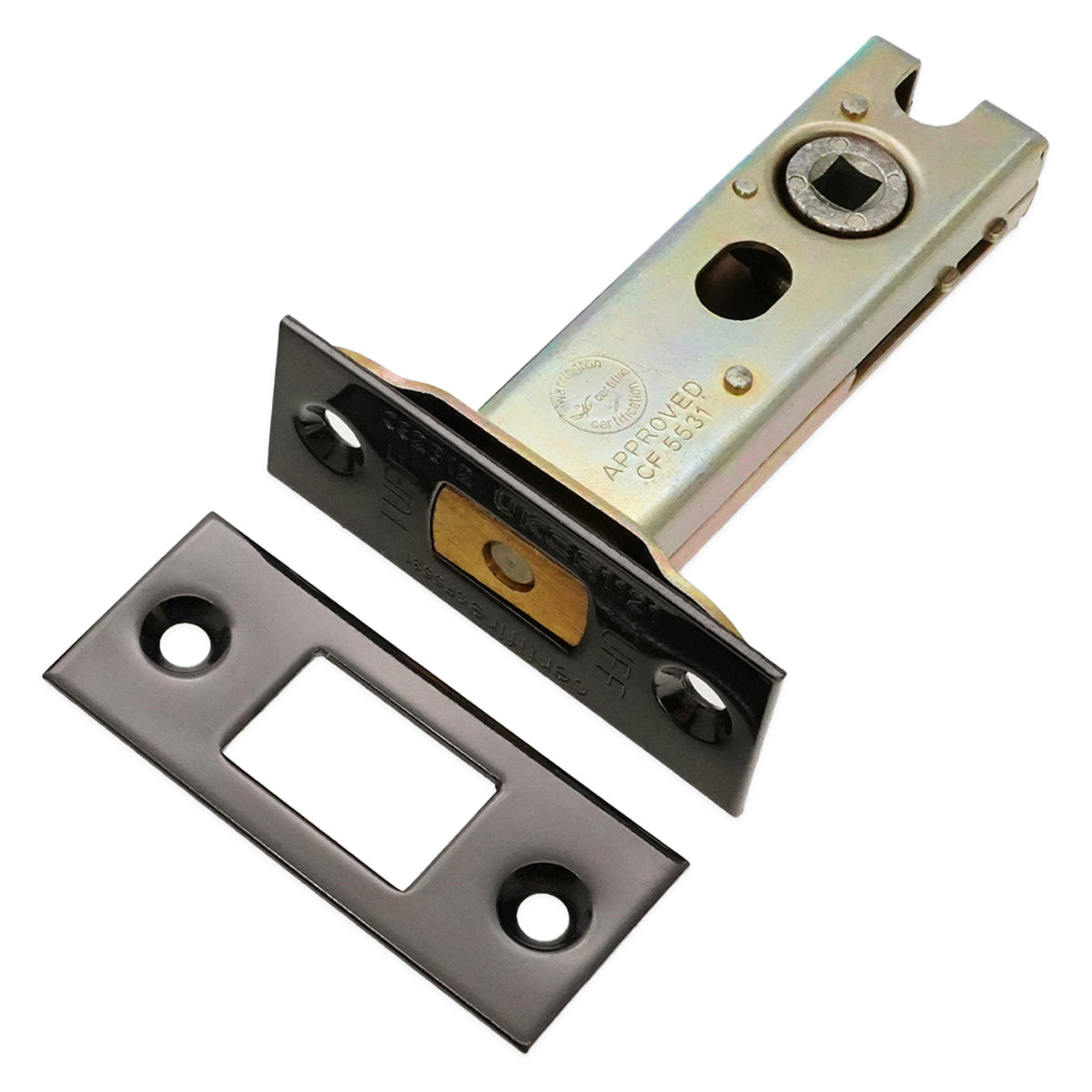 TUBULAR DEAD BOLT 56x076 BKN by Spira Brass