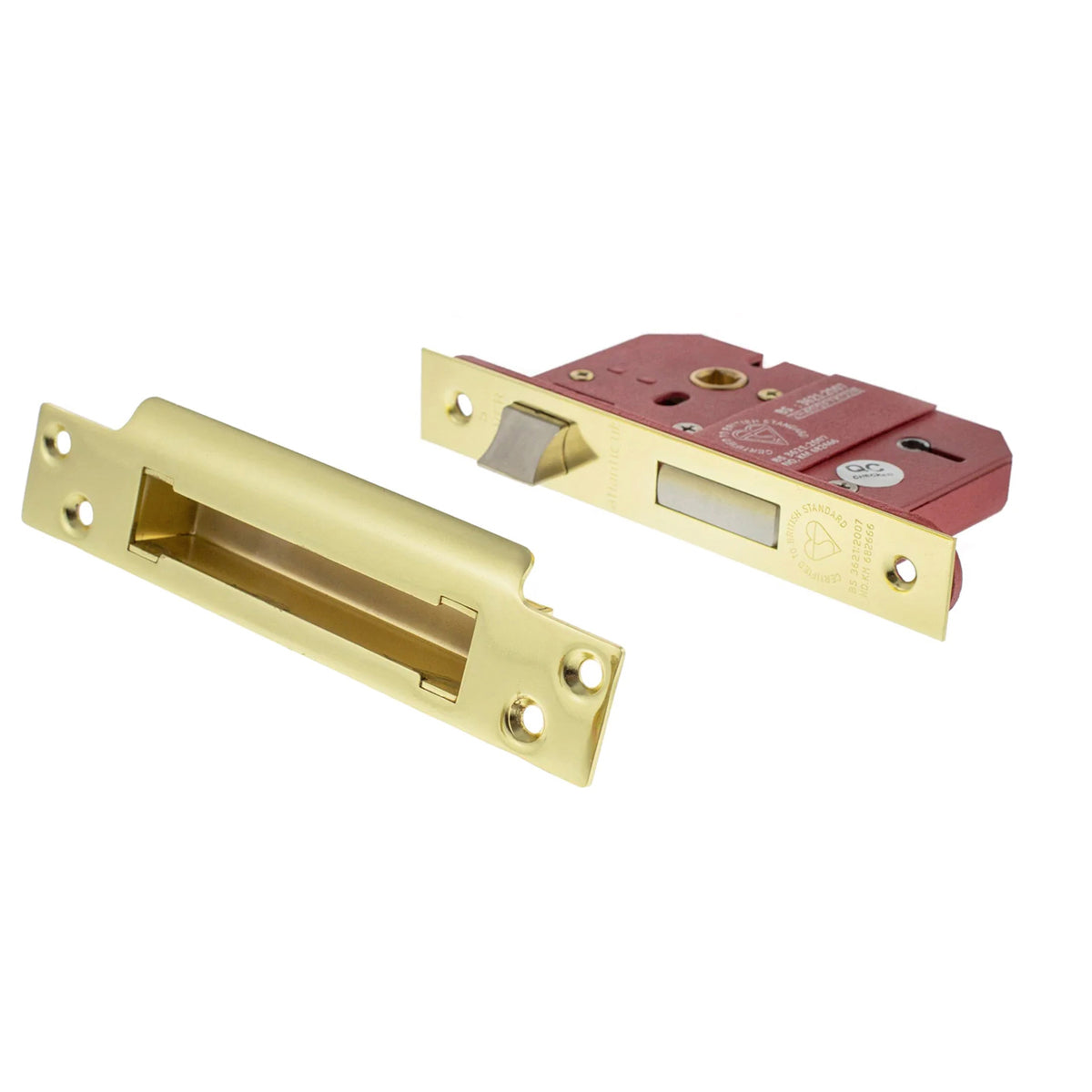 5 LEVER BS3621 SASH LOCK 150x76 EBR by Spira Brass
