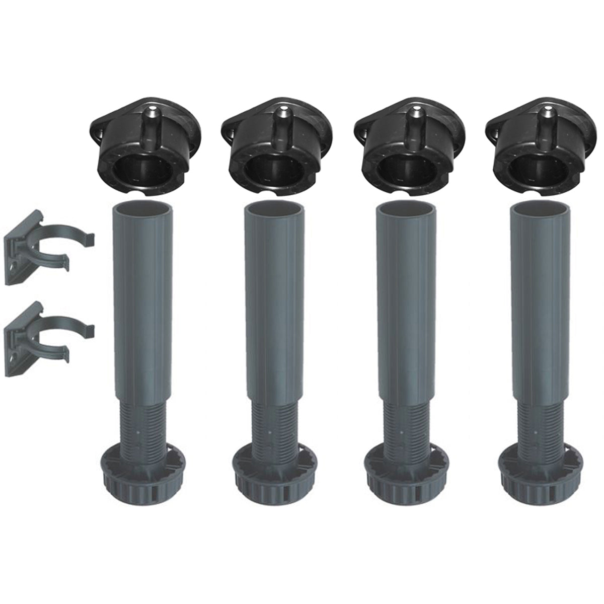 PEMS CARCASE LEGS 100 X PL/BLK