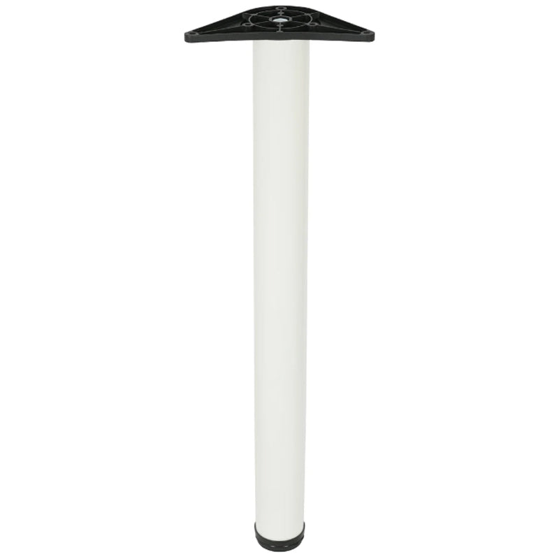 TABLE LEG ADJ D60x710 WHI 4PK
