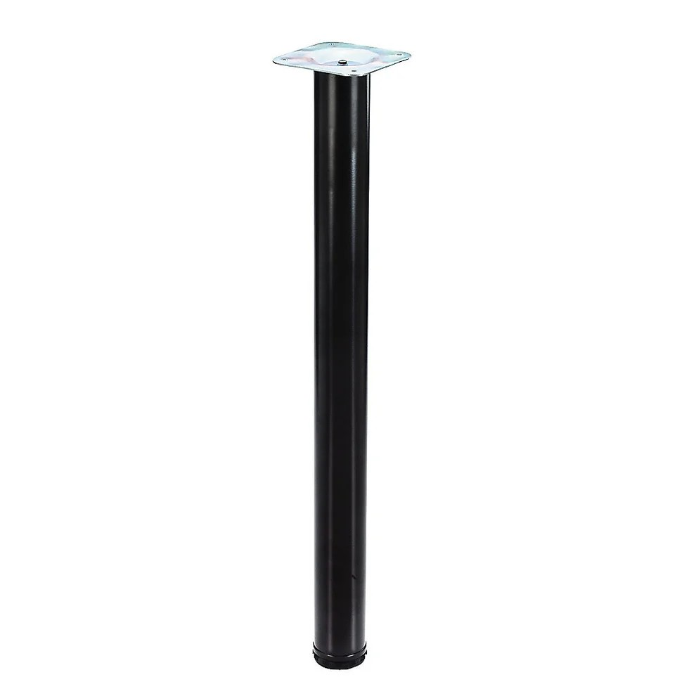 TABLE LEG ADJ D76x710 BLK SQ TOP by ROTHLEY BURN LTD