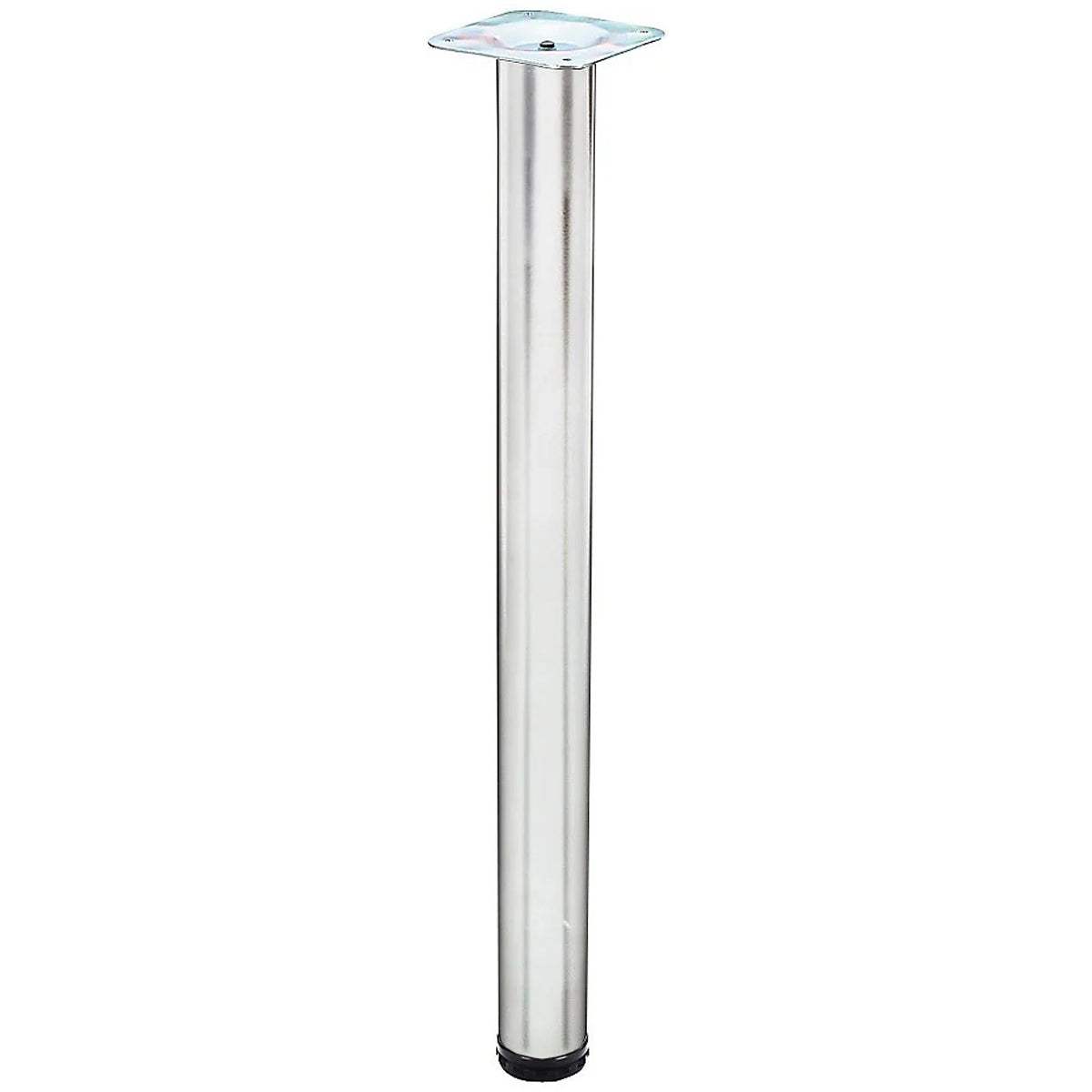 TABLE LEG ADJ SQUARE PLATE D60x710 WHI by ROTHLEY BURN LTD