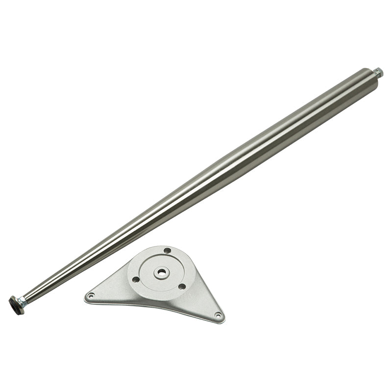 CONICAL TABLE LEG 692mm BRUSHED NP