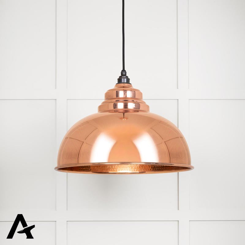 HARBORNE PENDANT HAMMERED 400x270 COP/COP